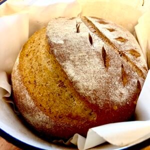 Low Carb Bread with Sourdough Fermentation