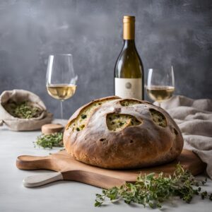 Low Carb Bread with SourD and White Wine Pairing