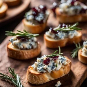 Low Carb Bread made into crostini