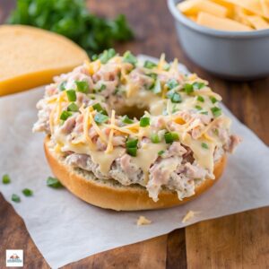 sourdough low carb bread open faced tuna salad