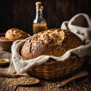 low carb bread with flax