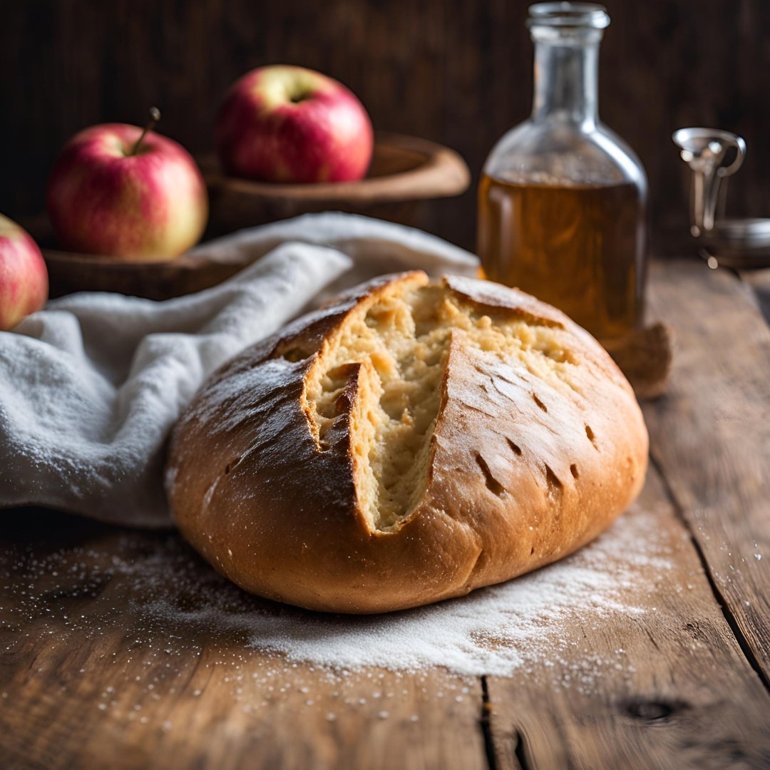 low carb bread and apple cider vinegar