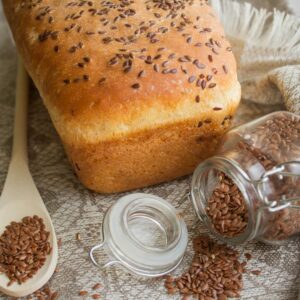 Flax low carb bread