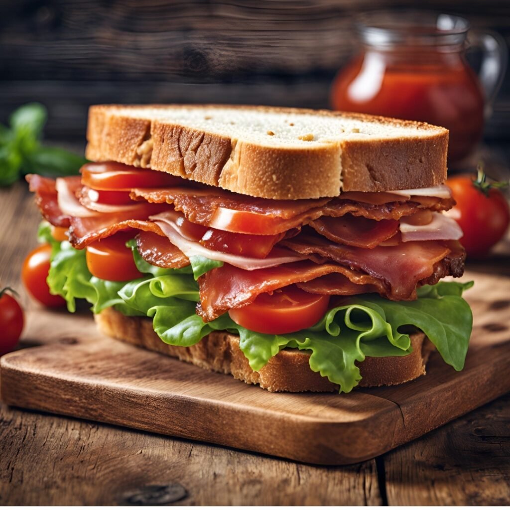 low carb bread BLT