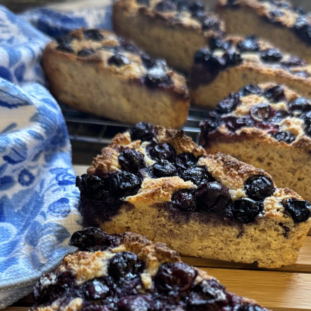 low carb high protein sourdough discard scones