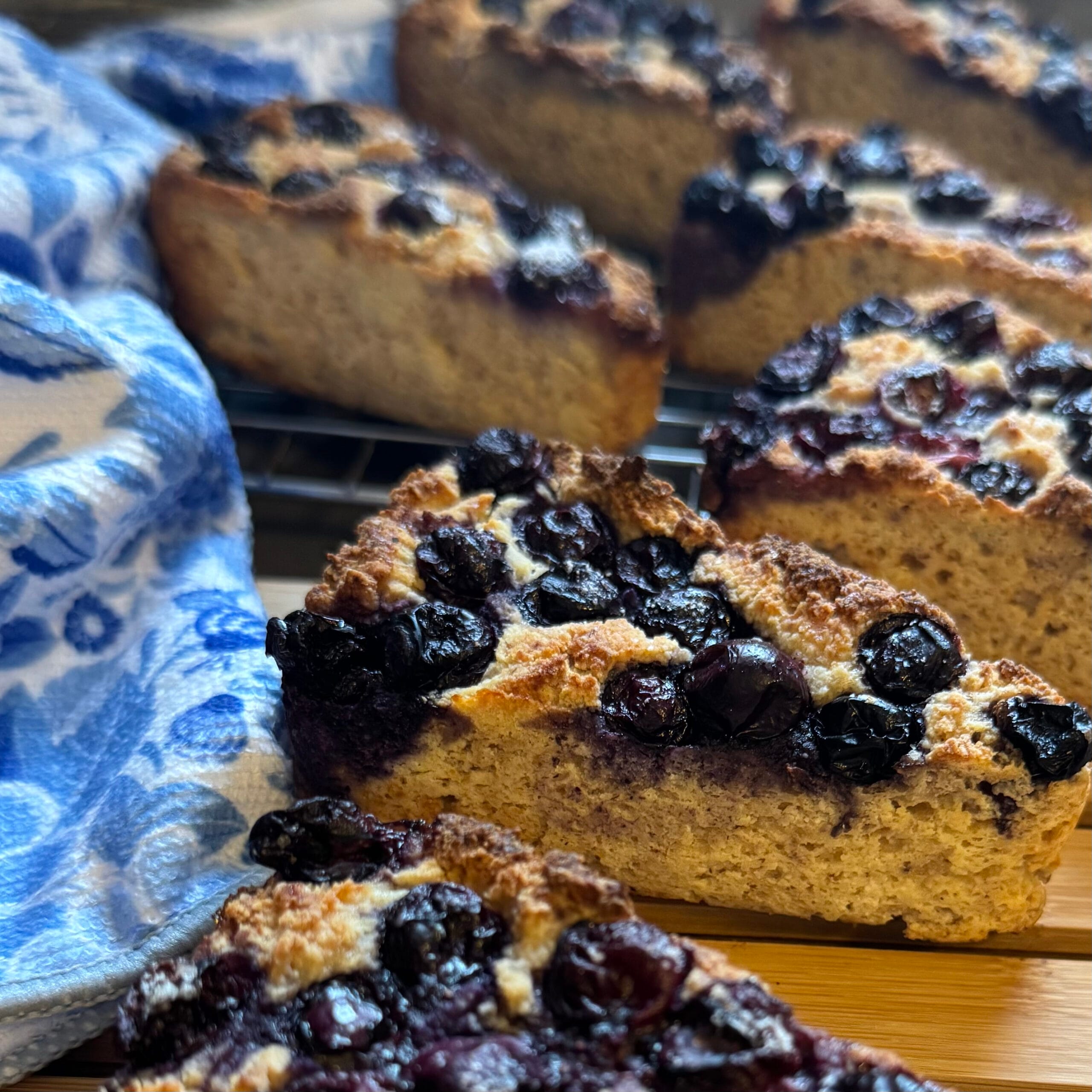 low carb high protein sourdough discard scones