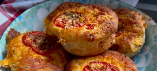 Cheddar and Tomato Discard Biscuits