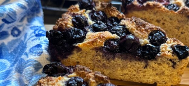 Discard Diva blueberry scones