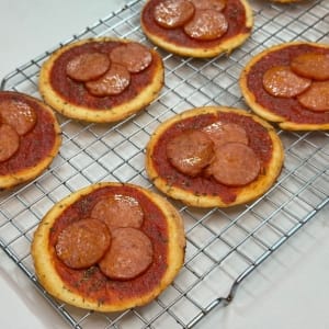 Keto 3 Ingredient Pizzettes