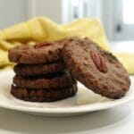keto chocolate shortbread cookies