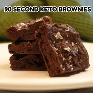 90 Second Keto Brownies