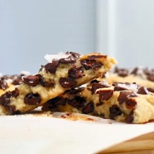 90 Second Keto Cottage Cheese Chocolate Chip Cookie